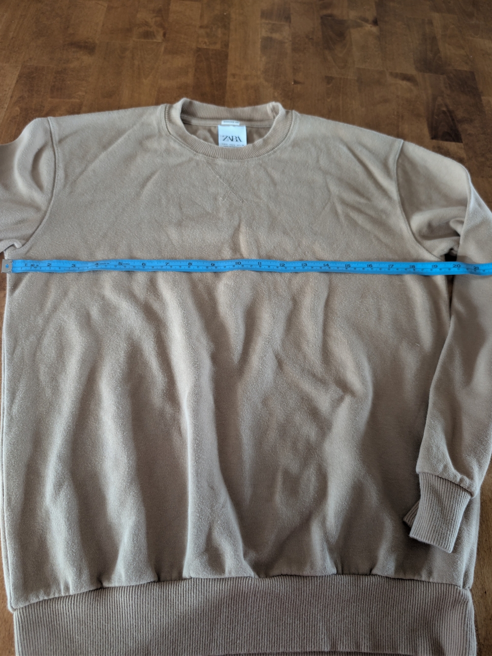 Zara Men Crewneck Sweater - Light Brown